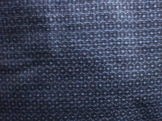 JAPANESE KIMONO / ANTIQUE MENS ENSEMBLE KIMONO / DORO OSHIMA TSUMUGI